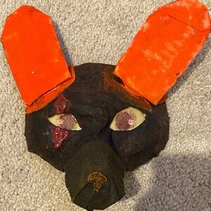Handmade therian mask. Wounded eye with skinny snout. has never been used.